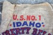 画像2: dp-210401-66 IDAHO LIBERTY BELL POTATOES / Vintage Burlap Bag