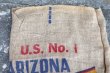 画像2: dp-210401-66 ARIZONA EVERKRISP POTATOES / Vintage Burlap Bag