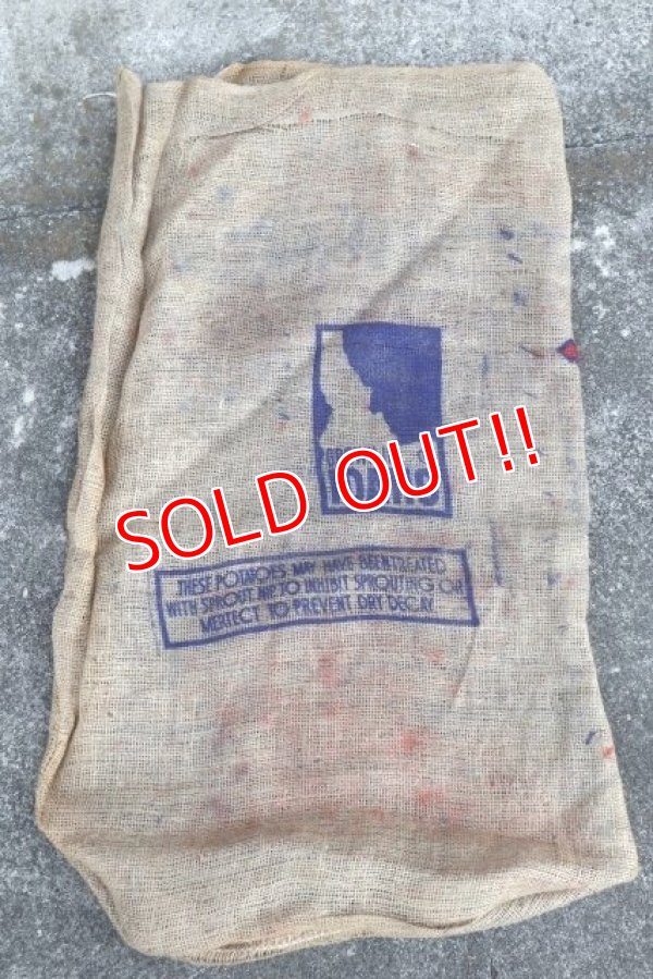 画像5: dp-210401-66 IDAHO LIBERTY BELL POTATOES / Vintage Burlap Bag