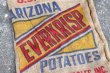 画像3: dp-210401-66 ARIZONA EVERKRISP POTATOES / Vintage Burlap Bag