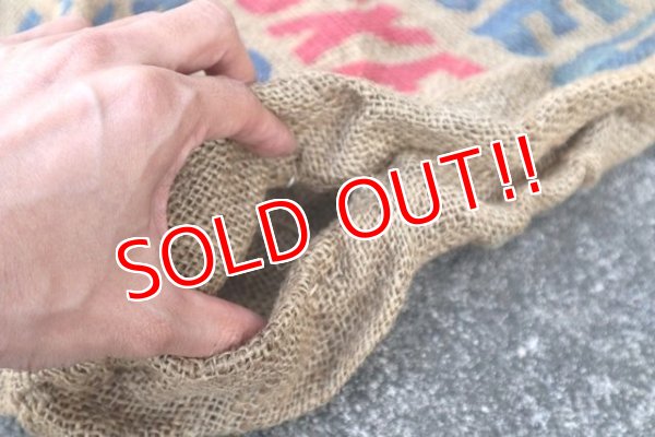 画像5: dp-210401-66 PAUL JONES POTATOES / Vintage Burlap Bag