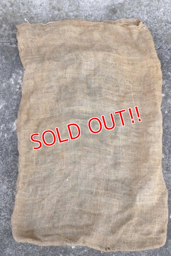 画像5: dp-210401-66 ARVIN GOLD PENNANT / Vintage Burlap Bag