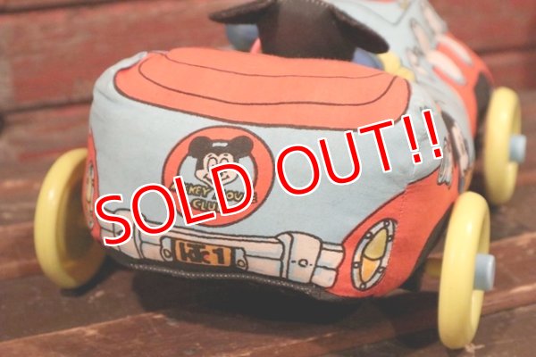 画像7: ct-210401-61 Mickey Mouse Club / 1960's Cloth Car Toy