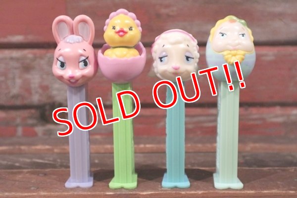 画像1: pz-130917-04 Easter / 2000's PEZ Dispenser Set of 4