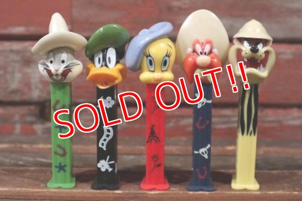 画像1: pz-130917-04 LOONEY TUNES Back in Action / PEZ Dispenser Set