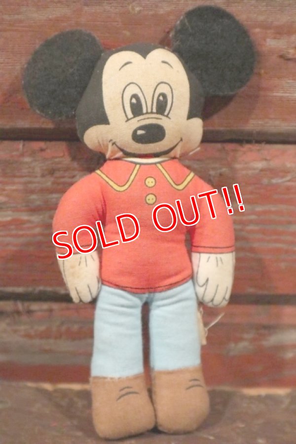 画像9: ct-210401-61 Mickey Mouse Club / 1960's Cloth Car Toy