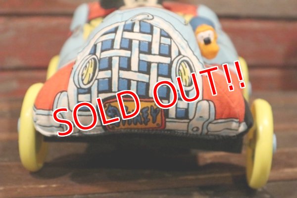 画像6: ct-210401-61 Mickey Mouse Club / 1960's Cloth Car Toy