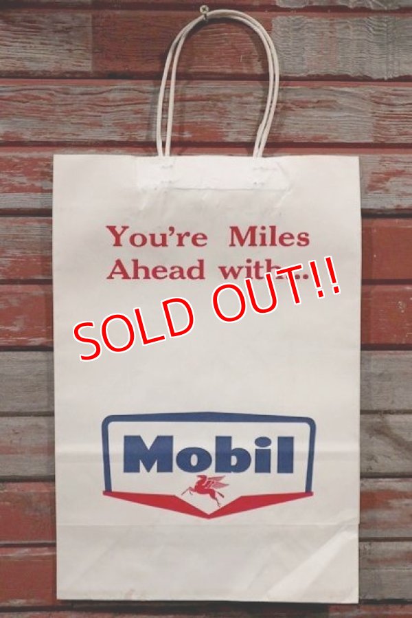 画像1: dp-210301-30 Mobil / 1950's-1960's Paper Bag