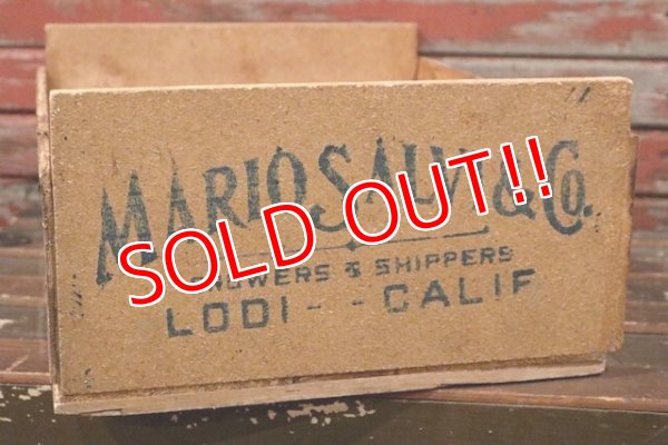 画像3: dp-210401-14 SANTA CLARA / Vintage Wood Box