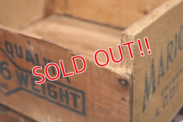 画像6: dp-210401-14 SANTA CLARA / Vintage Wood Box