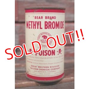 画像: dp-210401-104 BEAR BRAND / METHYL BROMIDE Vintage Can