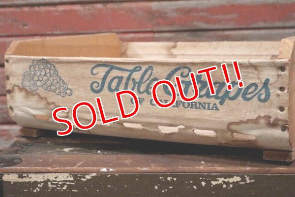 画像3: dp-210401-13 BALLANTINE Table Grapes / Vintage Wood Box