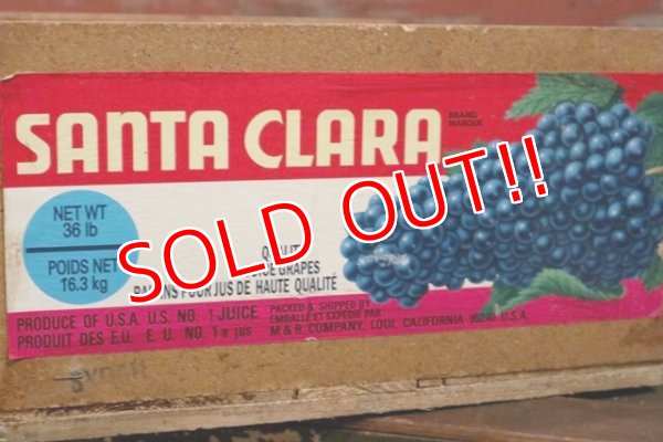 画像5: dp-210401-14 SANTA CLARA / Vintage Wood Box