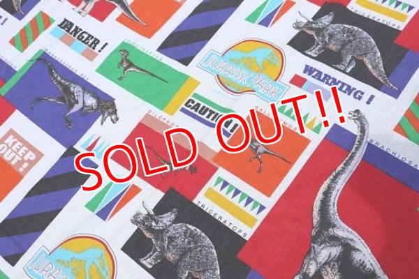 画像6: ct-210401-02 Jurassic Park / 1992 Flat Sheet (Twin)