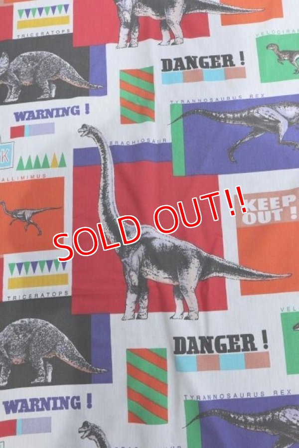 画像3: ct-210401-02 Jurassic Park / 1992 Flat Sheet (Twin)