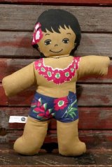 画像: ct-210401-31 C&H Sugar / 1970's Hawaiian Boy Pillow Doll (A)