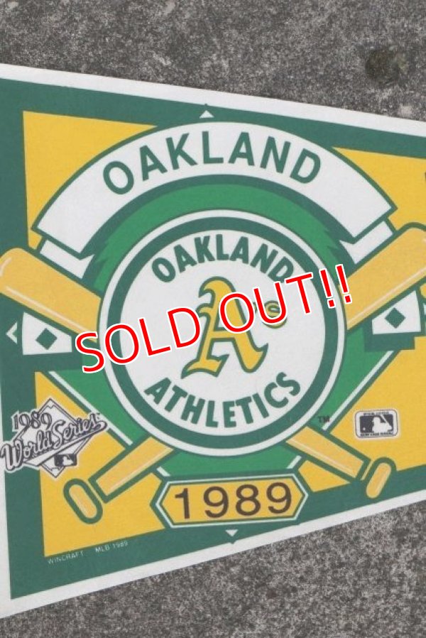 画像2: ct-210401-106 OAKLAND ATHLETICS  / 1989 World Champions Pennant