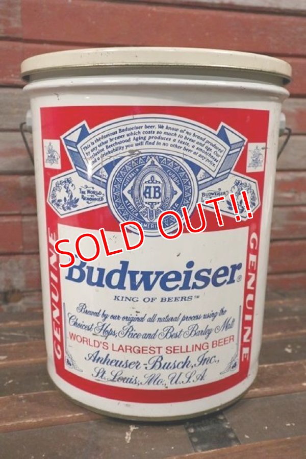 画像1: dp-181101-47 【PRICE DOWN!!!】Budweiser / 1970's-1980's Tin Box