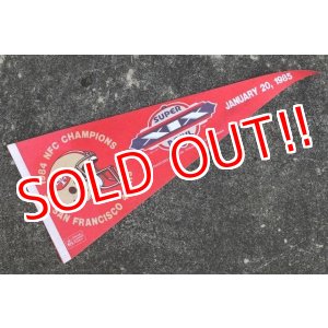 画像: ct-210401-106 SAN FRANCISCO 49ERS / 1984 NFC CHAMPIONS Pennant