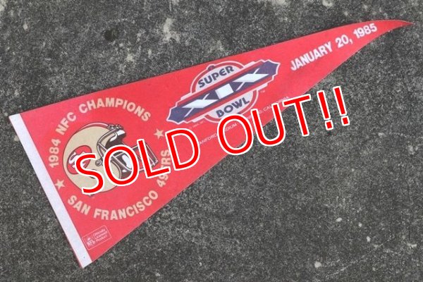 画像1: ct-210401-106 SAN FRANCISCO 49ERS / 1984 NFC CHAMPIONS Pennant