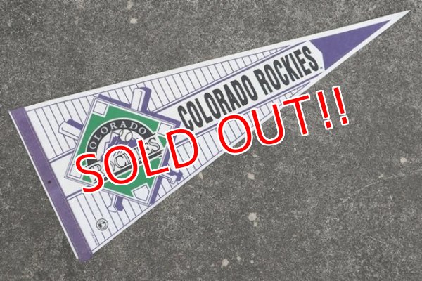 画像1: ct-210501-14 COLORADO ROCKIES / 1990's Pennant