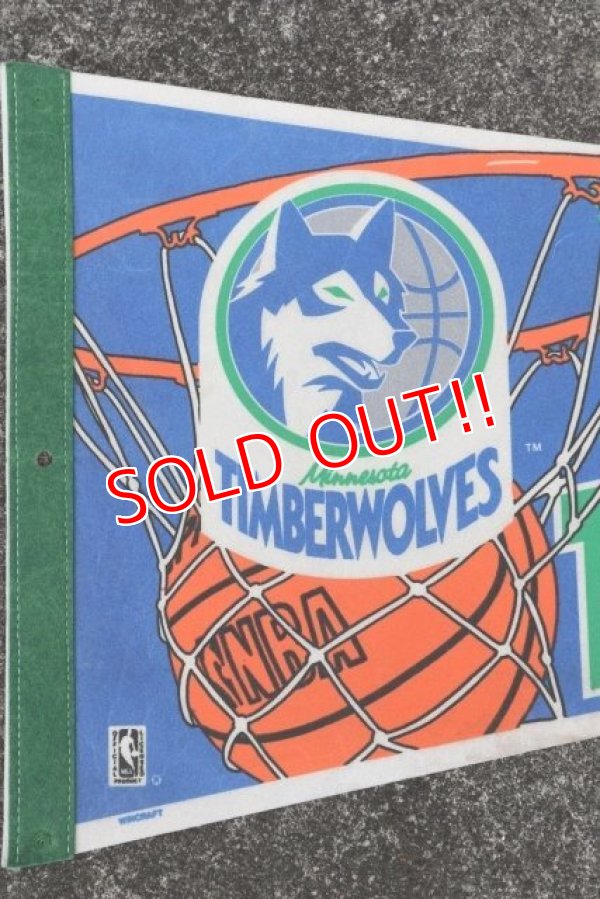 画像2: ct-210501-16 MINNESOTA TIMBERWOLVES  / 1990's Pennant