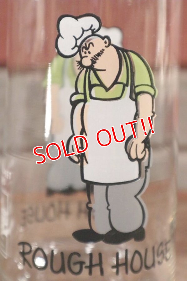 画像3: ct-210501-62 Popeye / Coca Cola 1975 Glass "Rough House"