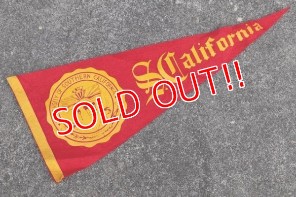 画像1: dp-210401-106 University of Southern California / Vintage Pennant