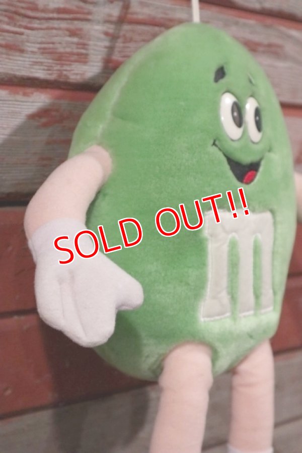 画像3: ct-210501-66 Mars / m&m's 1987 Plush Doll (Green)
