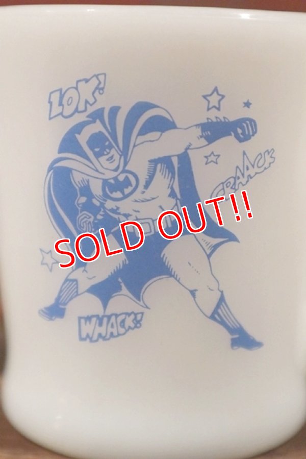 画像2: kt-210601-02 BATMAN / Fire-King 1960's D-Handle Mug