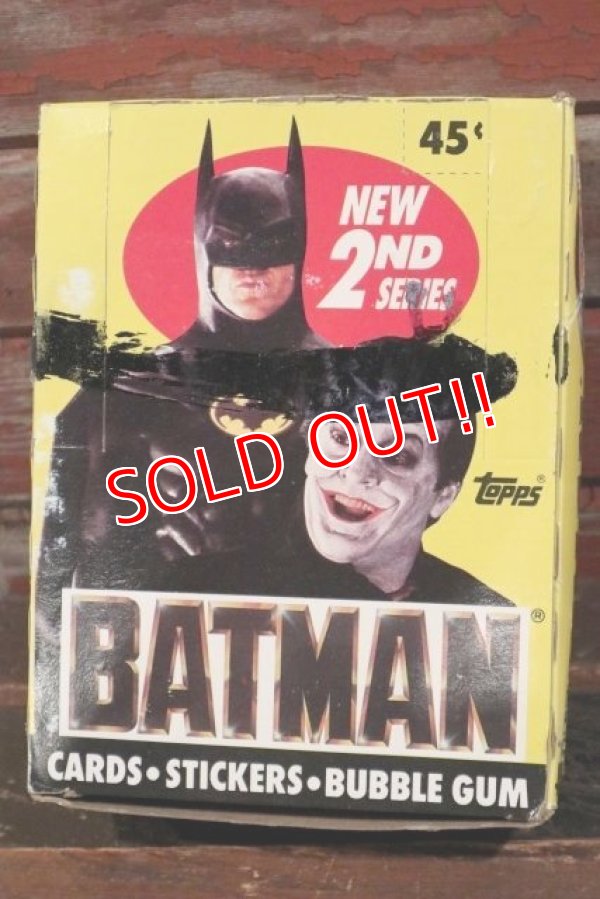 画像1: ct-210601-06 BATMAN / Topps 1989 Trading Card Box 2ng Series