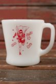 画像1: kt-210601-04 ROBIN / Fire-King 1960's D-Handle Mug