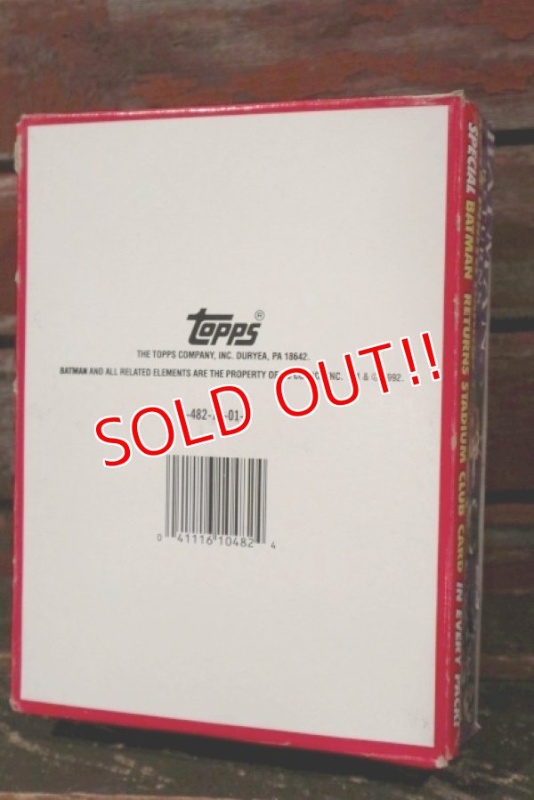 画像8: ct-210601-07 BATMAN RETURNS / Topps 1992 Trading Card Box