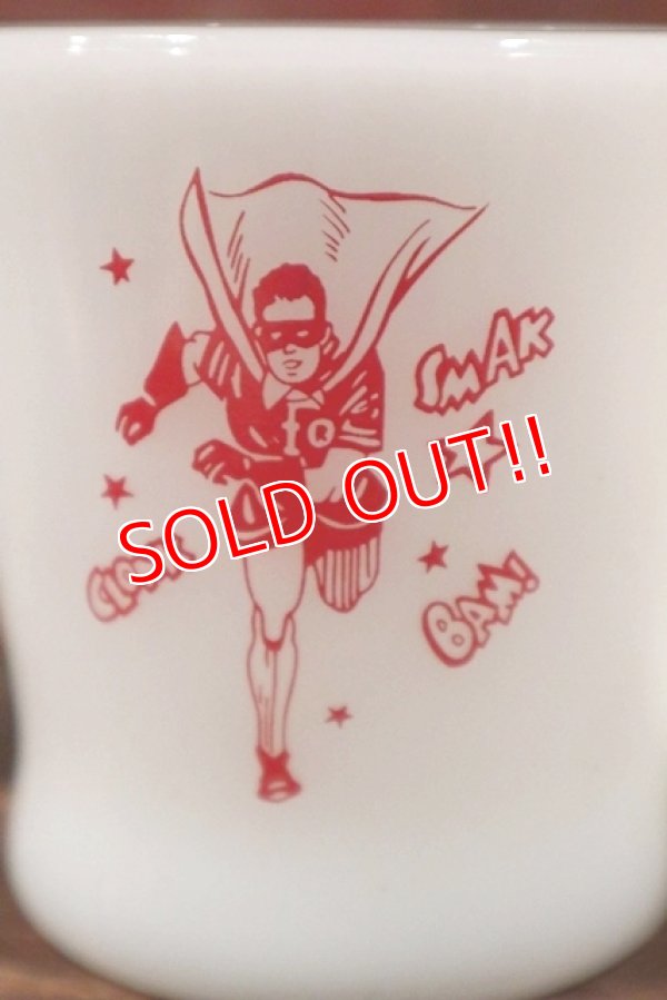 画像2: kt-210601-04 ROBIN / Fire-King 1960's D-Handle Mug