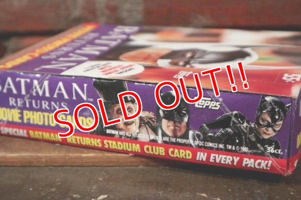 画像4: ct-210601-07 BATMAN RETURNS / Topps 1992 Trading Card Box