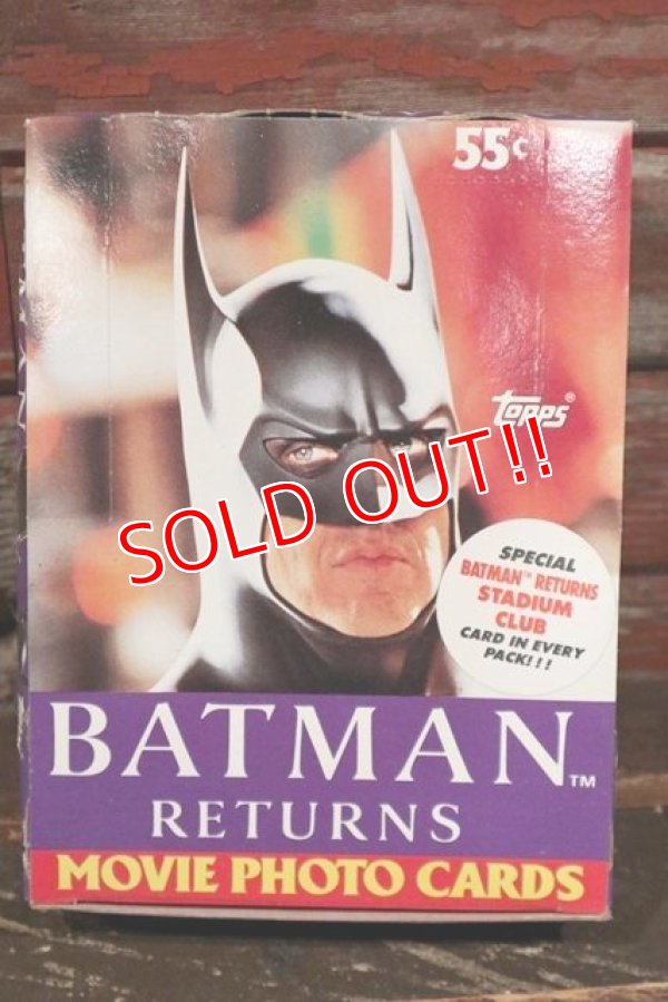 画像1: ct-210601-07 BATMAN RETURNS / Topps 1992 Trading Card Box