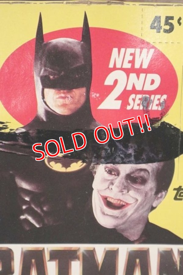 画像2: ct-210601-06 BATMAN / Topps 1989 Trading Card Box 2ng Series