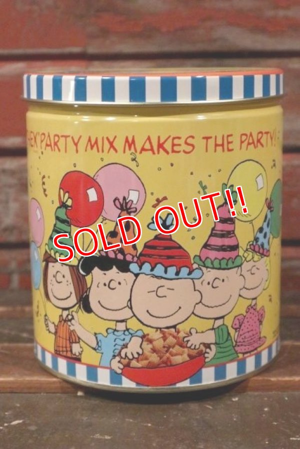 画像4: ct-210501-68 PEANUTS / CHEX 1990 Limited Tin Can