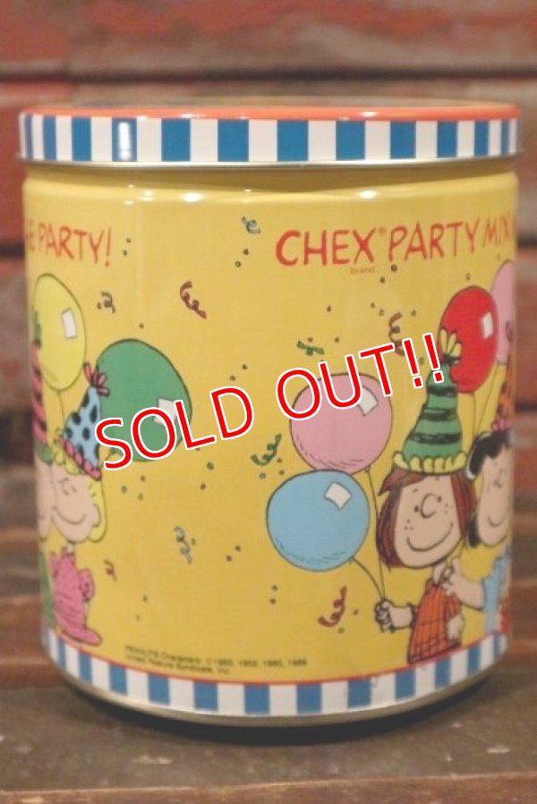画像6: ct-210501-68 PEANUTS / CHEX 1990 Limited Tin Can