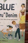 画像6: dp-210601-01 Good Housekeeping / 1950's "EVERBLUE" Denim Cardboard Sign