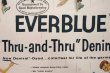 画像4: dp-210601-01 Good Housekeeping / 1950's "EVERBLUE" Denim Cardboard Sign