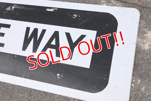 画像4: dp-210401-63 Road Sign "⇐ONE WAY"