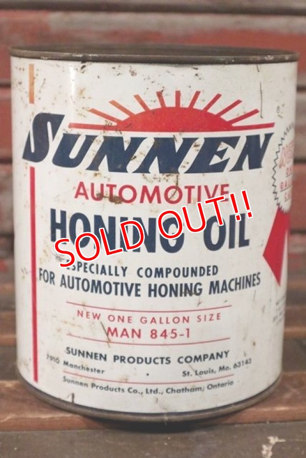 画像1: dp-210501-25 SUNNEN / AOUTMOTIVE HONING OIL Vintage Can