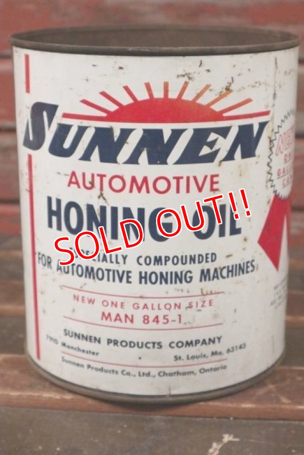 画像2: dp-210501-25 SUNNEN / AOUTMOTIVE HONING OIL Vintage Can