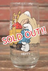 画像: gs-141101-67 SMURF / Hardee's 1982 Glass "HEFTY"