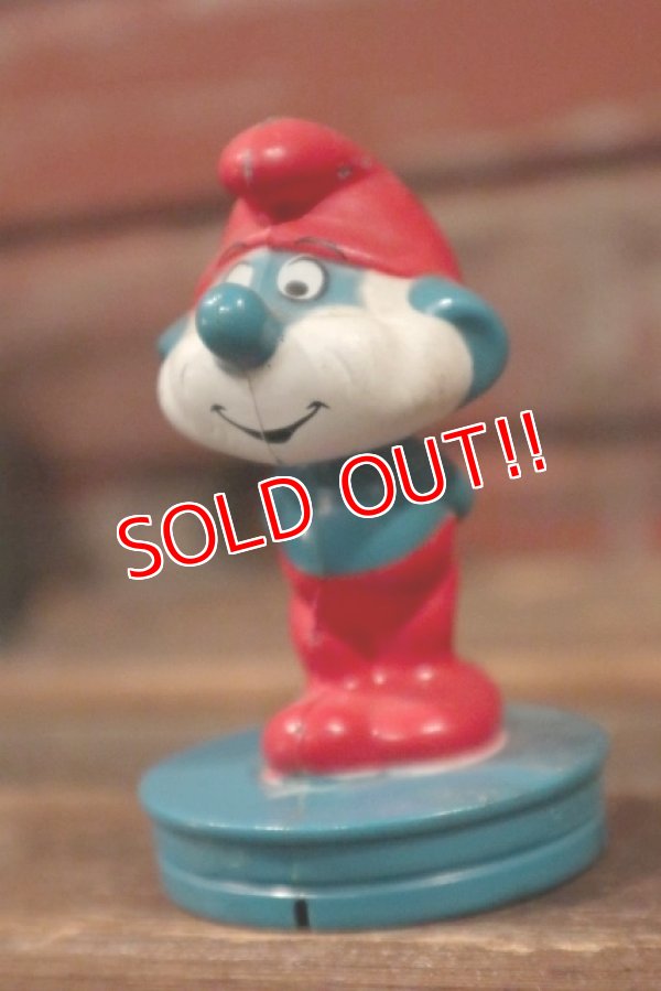 画像2: ct-111018-34 Papa Smurf / 1982 Plastic Figure