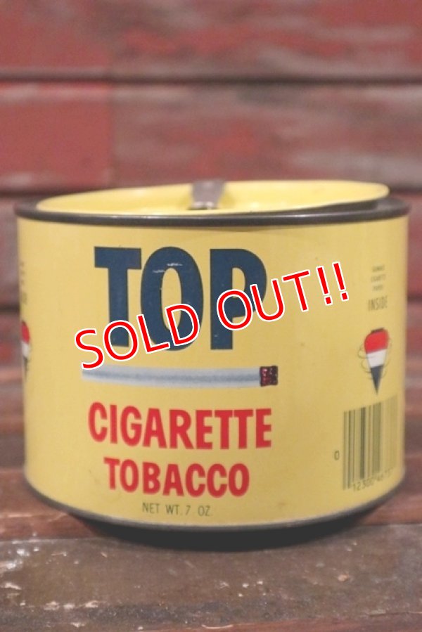 画像1: dp-210501-23 TOP CIGARETTE TOBBACO / Vintage Tin Can