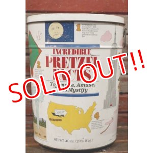 画像: dp-210501-37 INCREDIBLE PRETZLE FACTS / Vintage Tin Can