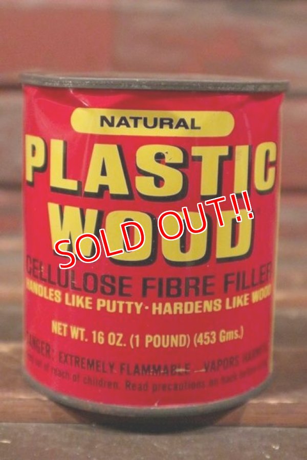 画像1: dp-210501-18 3 IN ONE PLASTIC WOOD / Vintage Tin Can