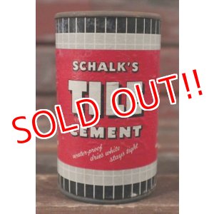 画像: dp-210501-22 SCHALK'S TILE CEMENT / Vintage Tin Can
